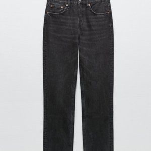 Zara Black Straight Leg Jeans